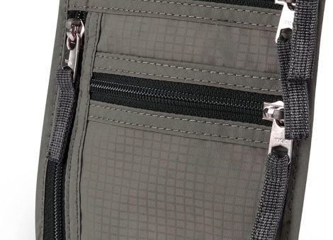 HERO Neck Wallet – RFID Blocking Passport Holder – Easy to Conceal Travel Pouch